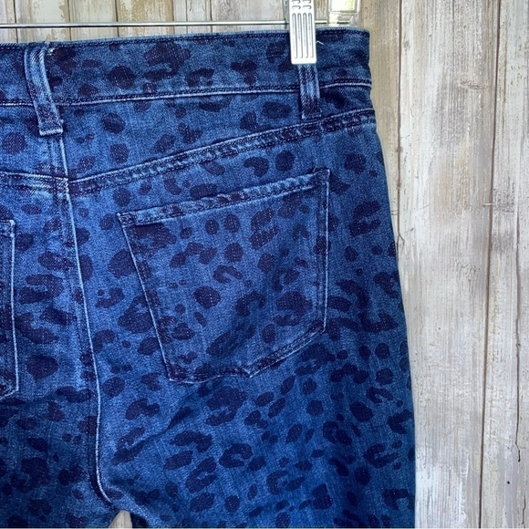 Talbots Blue Leopard Slim Ankle Jeans - Picture 8 of 8
